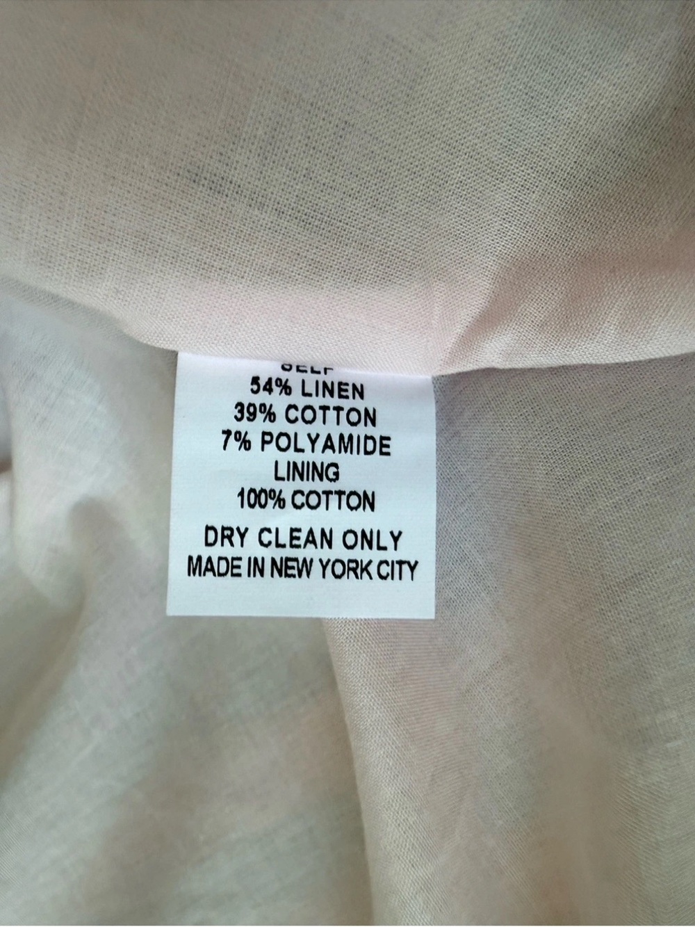 HUNTER BELL Jordan Midi Dress Pastel Stripe Linen Cotton Sz 6 - Picture 8 of 8
